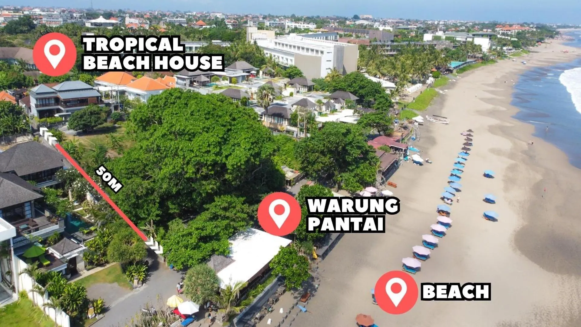 Bed & Breakfast Tropical Beach House Bali Seminyak  Indonesia